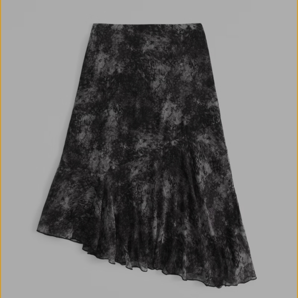 Abercrombie Crinkle Midi Skirt